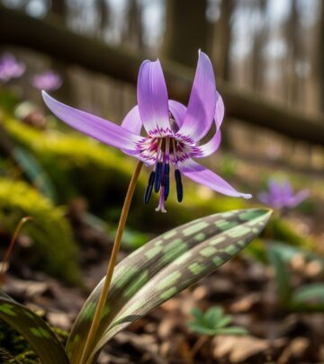 Explore the dermatological effects, clinical features, and management of dogtooth violet plant contact dermatitis.