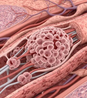 Rare benign skin tumour with nerve fibres sheathed by squamous epithelium, often on the upper back.